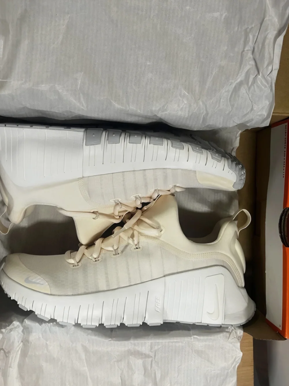 Nike Free Metcon 6 FJ7126-112 White Lace-Up Low Top Gym Training Sneaker